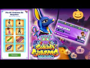 Subway Surfers Marathon Challenge with Festive Frank Anubis in Mexico City+gift weekend