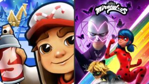 Subway Surfers 🎄 NORTH POLE! Vs Miraculous Ladybug e Chat Noir 🐞 Update: AKUMA ALERT!