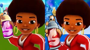 Subway Surfers North Pole 2022 Frizzy vs 3d Frizzy Subway Surfing 2 Gameplay HD