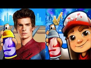 Subway Surfers North Pole 2022 Ninja vs Spiderman Hero Run Gameplay HD