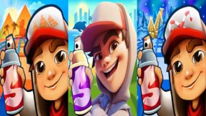 Subway Surfers North Pole 2022 vs Cairo 2022 vs 3D Jake Jungle Run Gameplay HD
