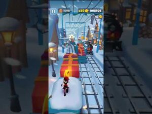 Subway surfers android gameplay north pole#shorts2022(1)