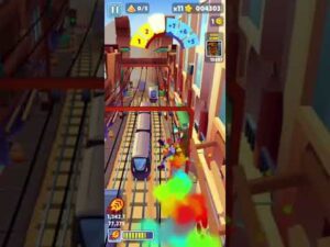 Subway surfers best Android game | Chasing on railway track | Jedi Gaming #shorts(3)
