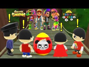 Tag with Ryan vs Subway Surfers - All Boards All Costumes All Vehicles All Characters Unlocked Combo
