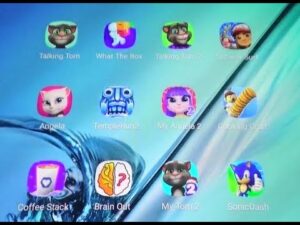 Talking Tom, Coffee Stack, Brain Out, Tom 2, Subway Surfers(North Pole), Temple Run 2 and More