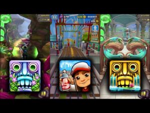 Temple Run 2 Badlands Winter Vs Subway Surfers Seattle Vs Temple Run 2 Enchanted Palace - D050122
