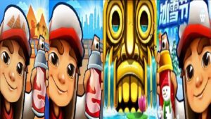 Temple Run 2 chinese version VS Subway Surfers Chinese Version VS Subway Surfers Berlin VS Cairo