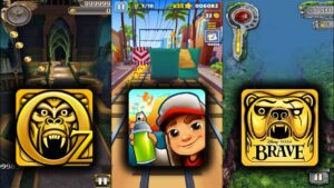 Temple Run Oz Vs Subway Surfers Venice Beach Vs Temple Run Brave - Endless Run Game Play