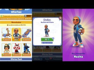 Unlocking Hasina the first surfer of the 2022 Subway Surfers Cairo