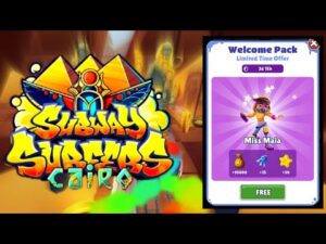 WELCOME PACK FOR FREE IN SUBWAY SURFERS CAIRO 2022 @AM SURFER
