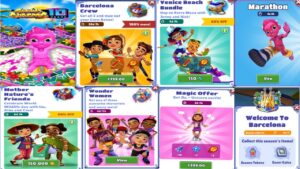 ALL UPCOMING BUNDLES OF SUBWAY SURFERS BARCELONA 2022 BY TIME TRAVEL SUBWAY SURFERS 2022