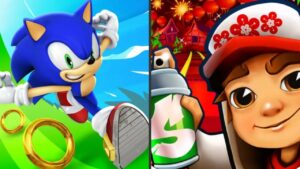SONIC DASH 🦔! Versus Subway Surfers World 🐯 LUNAR NEW YEAR 2022!