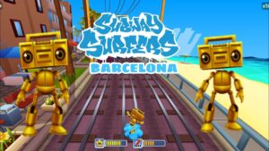 SUBWAY SURFERS BARCELONA GAMEPLAY WITH BOOMBOT SUBWAY SURFERS 2022 SUBWAY SURFERS NEXT DESTINATION