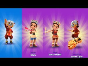 SUBWAY SURFERS LUNAR NEW YEAR 2022 SUBWAY SURFERS NEW UPDATE TIGER MALA & LUNAR OUTFIT & LUNAR TIGER