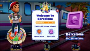 SUBWAY SURFERS NEXT UPDATE NEXT DESTINATION SUBWAY SURFERS BARCELONA NEW WORLD TOUR 2022
