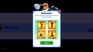 SUBWAY SURFERS WELCOME GIFT MAILBOX SUBWAY SURFERS LUNAR NEW YEAR 2022 GAMEPLAY WITH MONKBOT