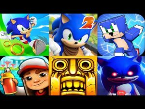 Sonic Dash, Sonic Boom, Sonic Minecraft, Subway Surfers, Temple Run 2, Sonic Exe Call Prank