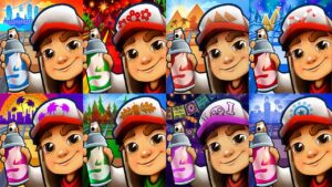 Subway Surfers 2022 Barcelona VS Lunar New Year Cairo North Pole Venice Beach Vancouver Mexico