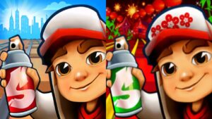 Subway Surfers: Barcelona VS Lunar New Year Gameplay