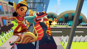 Subway Surfers Houston, Tag Team – Noon Và Ván Trượt Naga