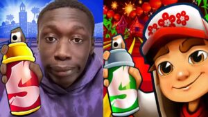 Subway Surfers Lunar New Year 2022 Tagbot Space Outfit vs Khabane Lame Run Gameplay HD