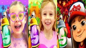 Subway Surfers Lunar New Year 2022 vs Kids Diana vs Like Nastya Subway Endless Run Gameplay HD