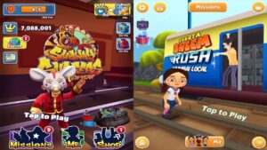 Subway Surfers: Lunar New Year! VS Chhota Bheem Rush Mumbai Local Gameplay