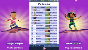 Subway Surfers St. Valentine's Bundle and Friend List