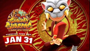 Subway Surfers atualização e as novidades de Lunar New year em 2022