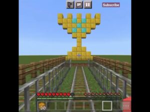 Subway surfers in Minecraft | Minecraft build hacks #shorts