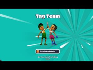 TAG TEAM IN SUBWAY SURFERS HOUSTON 2022 SUBWAY SURFERS LUNAR NEW YEAR 2022 YEAR OF THE TIGER