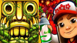 Temple Run 2 Sky Summit VS Subway Surfers Lunar New Year 2022 Android iOS Gameplay