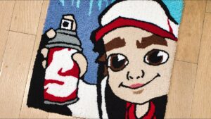 Tufting a Subway Surfers Rug
