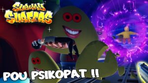 AKU DIKEJER POU PSIKOPAT !! - Subway Surfers Dark Pou