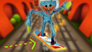 Huggy Wuggy in Subway Surfers | Horror Game! Poppy Playtime Game / PUZZLES