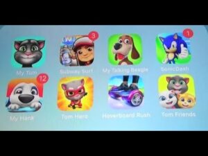 My Tom, Subway Surfers, My Beagle, Sonic Dash, My Hank, Tom Hero, My Tom Friends, Hover Board Rush