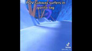 POV subway surfers in gorilla tag #tiktok #gorillatag