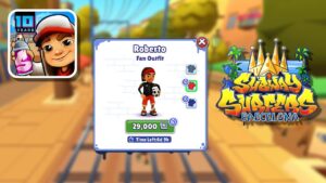 SUBWAY SURFERS BARCELONA 2022 ROBERTO FAN OUTFIT UNLOCKED WITH EVENT COINS