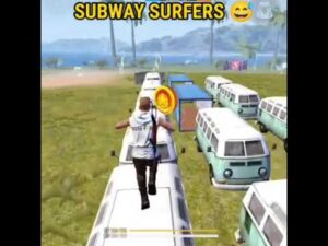 SUBWAY SURFERS IN FREE FIRE🔥💟💓#shorts