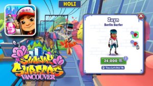 SUBWAY SURFERS VANCOUVER 2022 ZAYN UNLOCKED WITH EVENT COINS