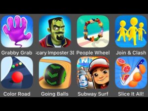 Scary Imposter 3D,Slice It All,Going Balls,Going Balls,Subway Surfers,Join & Clash,People Wheel