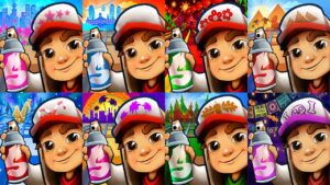 Subway Surfers 2022 Vancouver VS Barcelona Lunar New Year Cairo North Pole Venice Beach Mexico