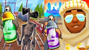Subway Surfers Barcelona 2022 Prince K vs Siren Head Runner Gameplay HD