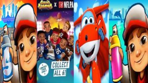 Subway Surfers Barcelona 2022 VS Miami 2020 (NFLPA Special) VS 2019 VS Super Wings Jett Run Gameplay