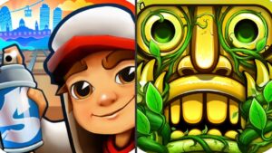 Subway Surfers 🇪🇸 UPDATE: BARCELONA 2022 Vs Temple Run 2 🎅 SKY SUMMIT Map!