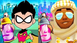 Subway Surfers Vancouver 2022 Prince K vs Teen Titans Go Rush Gameplay HD
