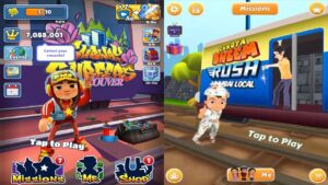 Subway Surfers: Vancouver VS Chhota Bheem Rush Mumbai Local Gameplay