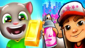 Subway Surfers Vancouver vs Talking Tom Gold Run Gameplay