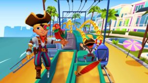 Subway Surfers Venice Beach – Hugo Pirate Outfit Và Ván Trượt Goldola