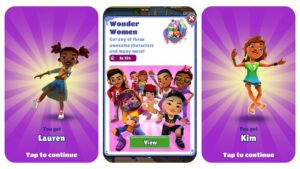 Subway Surfers Wonder Women Nina vs Lauren vs Kim